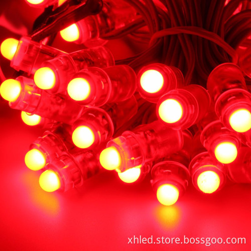 Miracle Bean 12mm 5V red CE ROHS IP67 waterproof LED pixel light